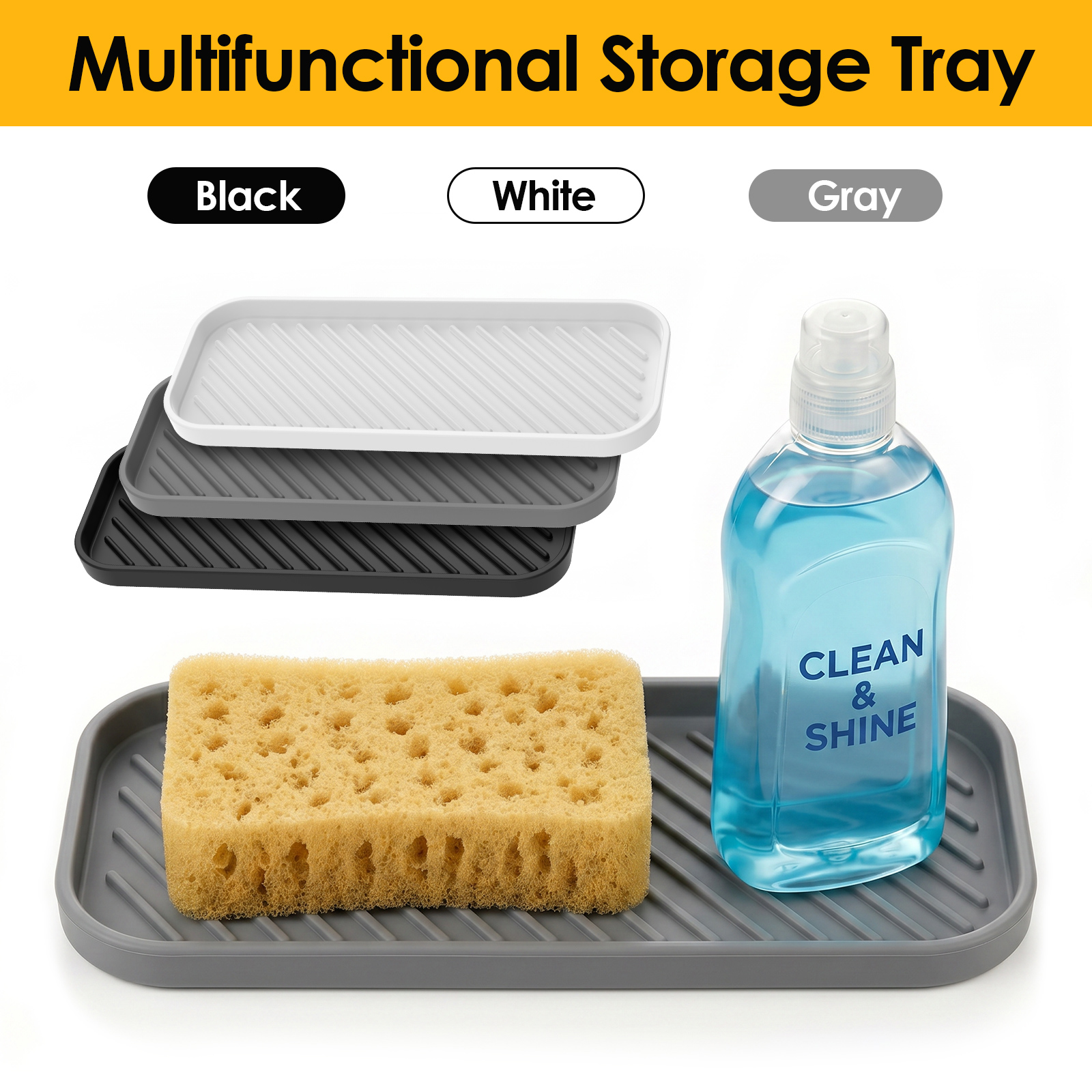 Soap Making Jug - Silicone Sponge Holder Non Slip Kitchen