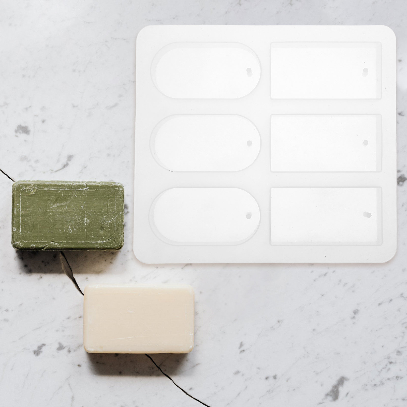 Soap Making Die - DIY Handmade Soap Mold Silicone Flexible
