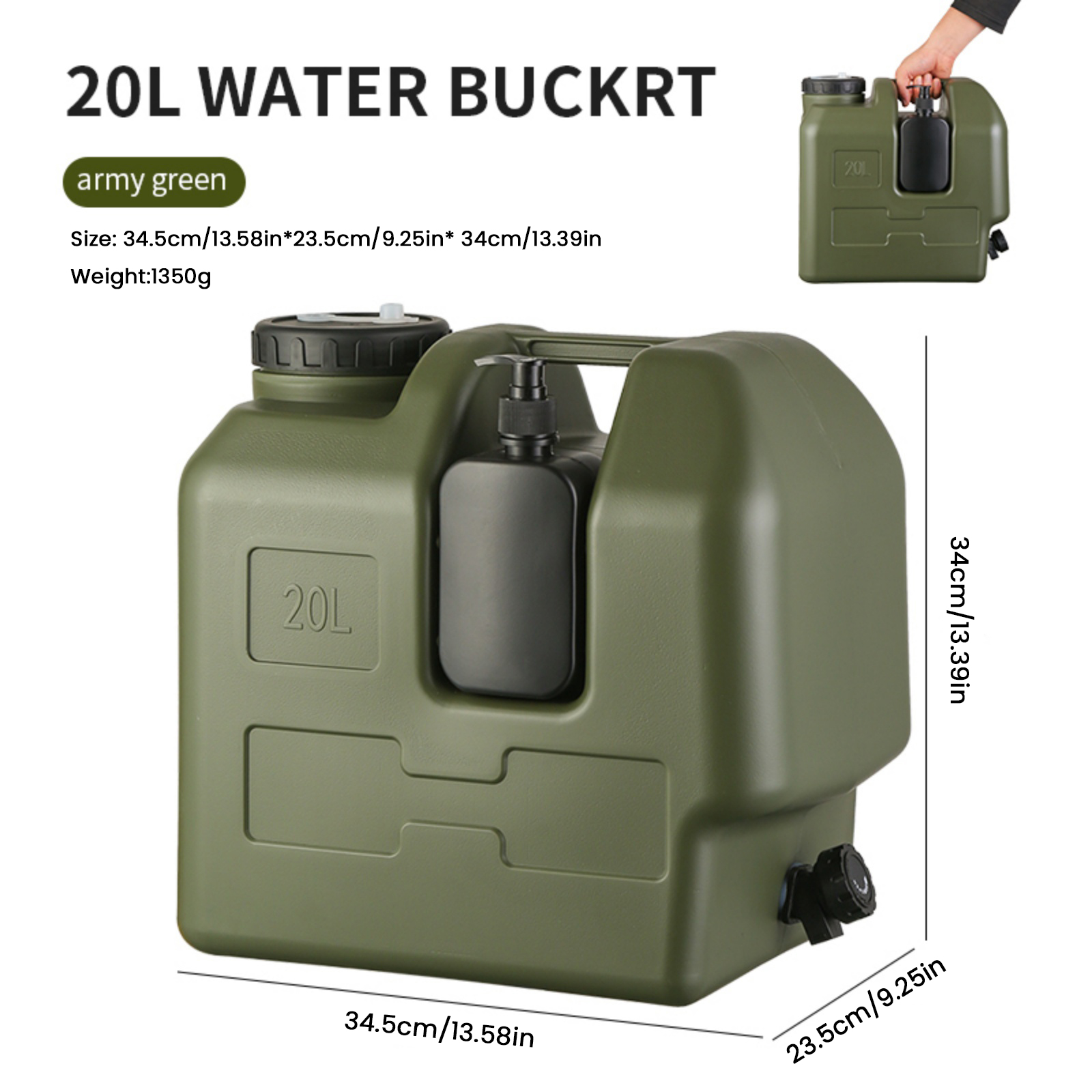 15/20L Large Camping Water Jug – Soap Making Jug Bewertung und Preis