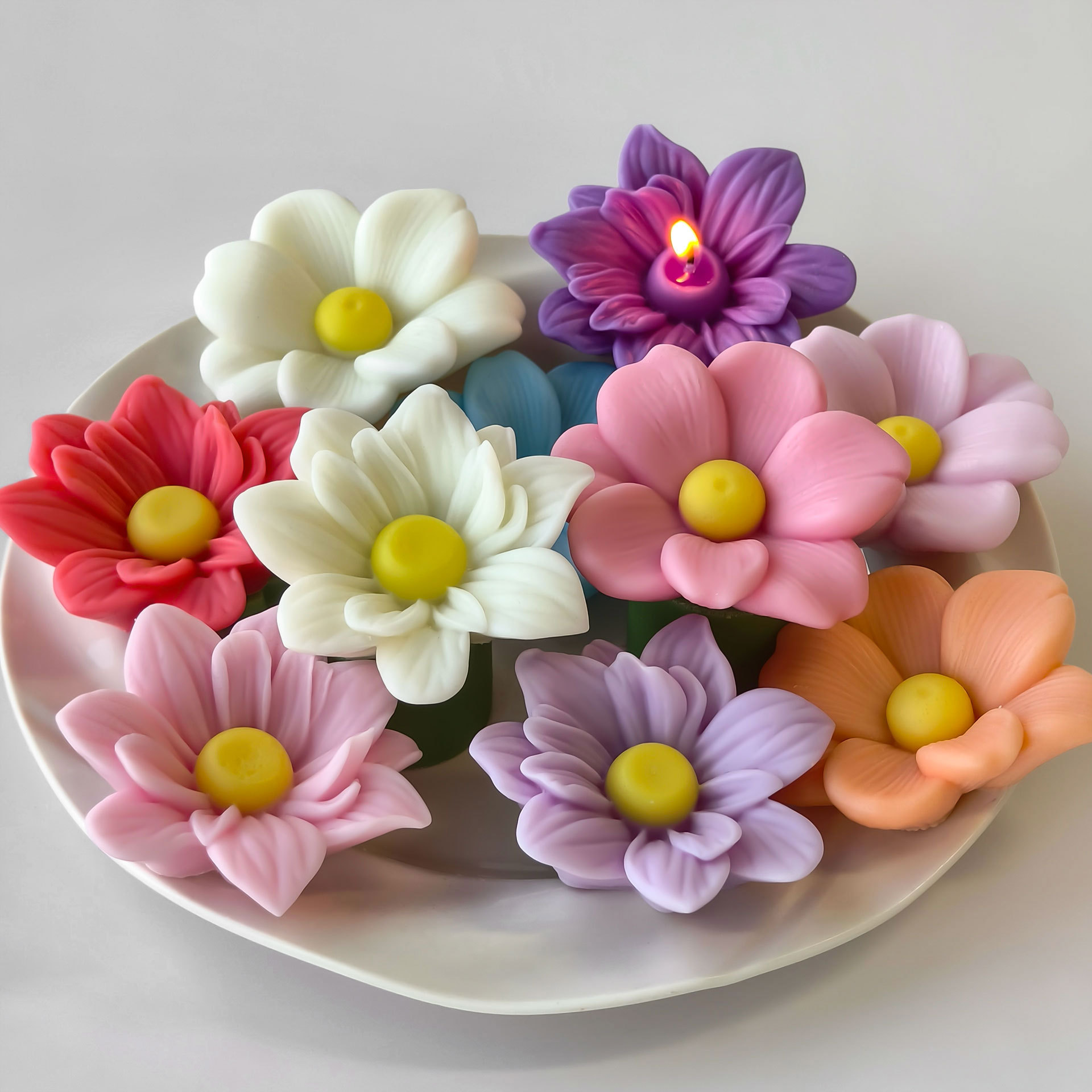 DIY Flowers Aroma Candle Silic – Soap Making At Home Bewertung und Preis