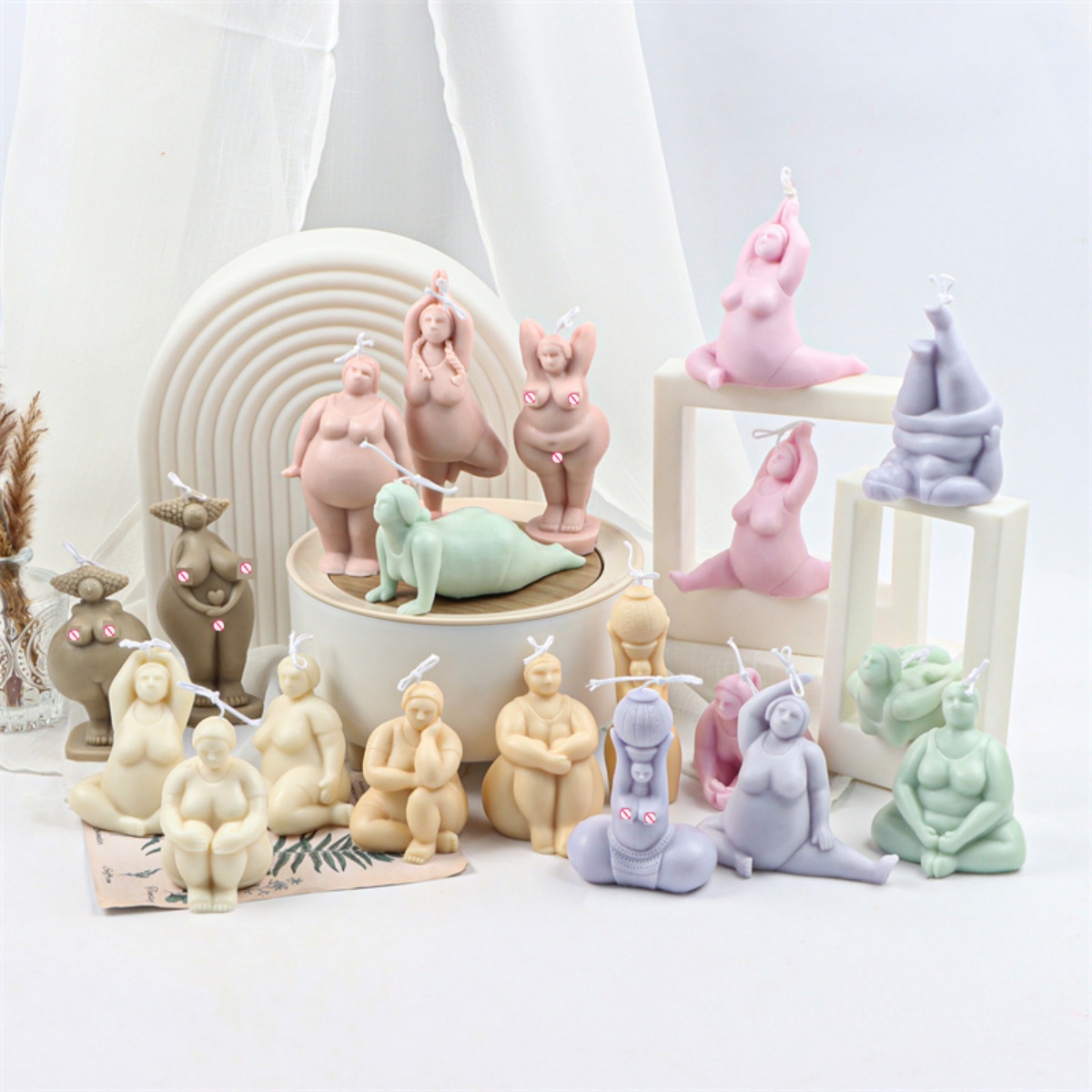 3D Lady Body Candle Mold Yoga  – Soap Making At Home Bewertung und Preis