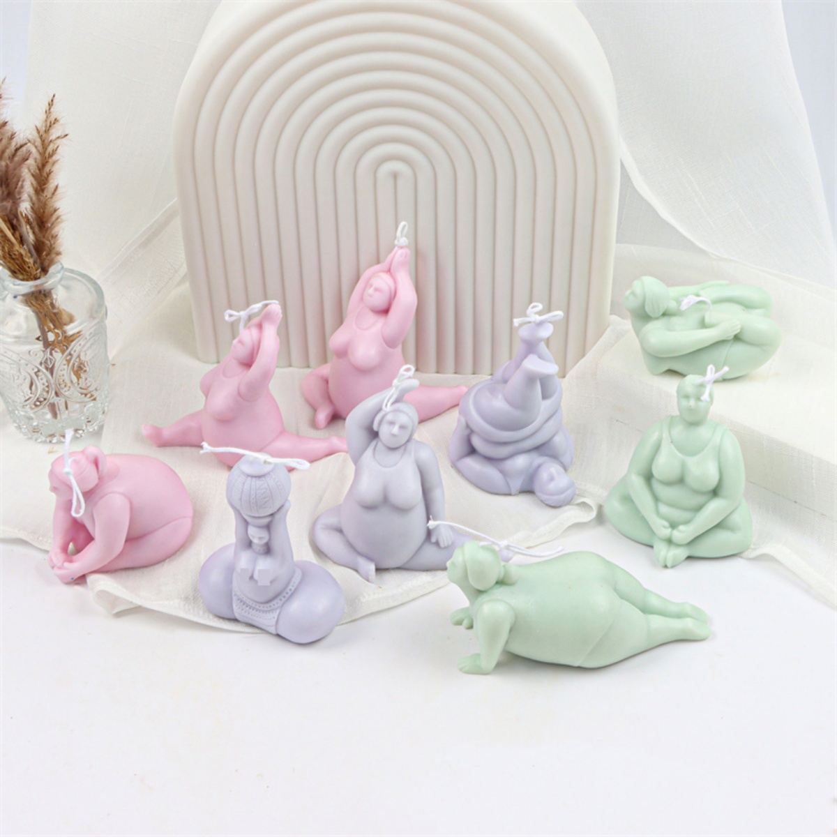 3D Lady Body Candle Mold Yoga  – Soap Making At Home Bewertung und Preis