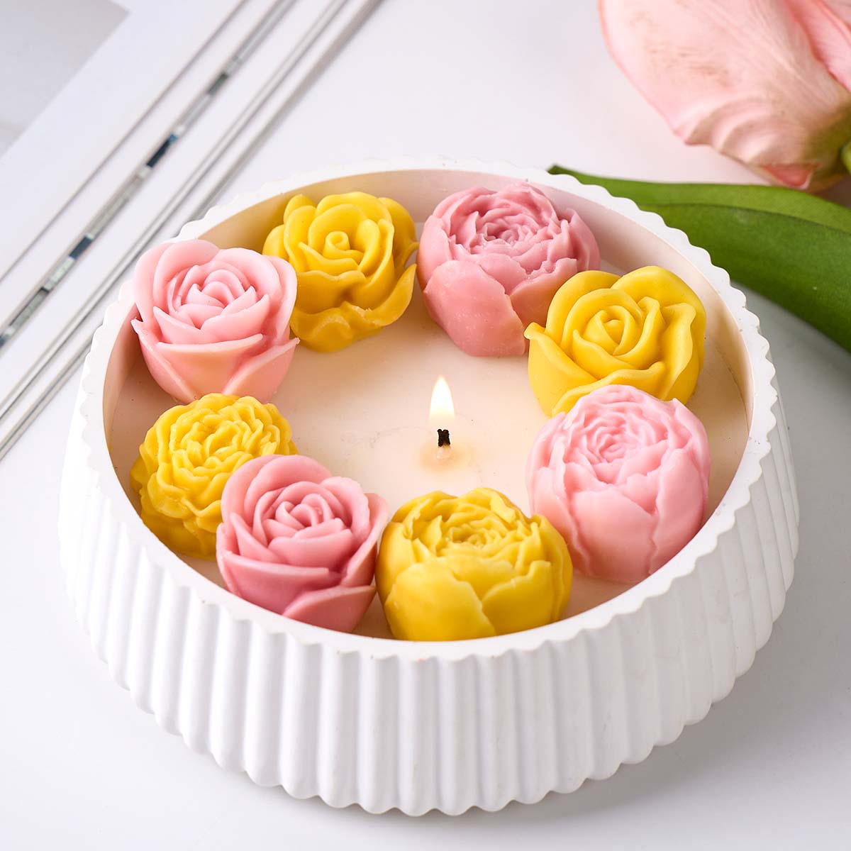 3D Rose Flower Silicone Candle – Soap Making At Home Bewertung und Preis