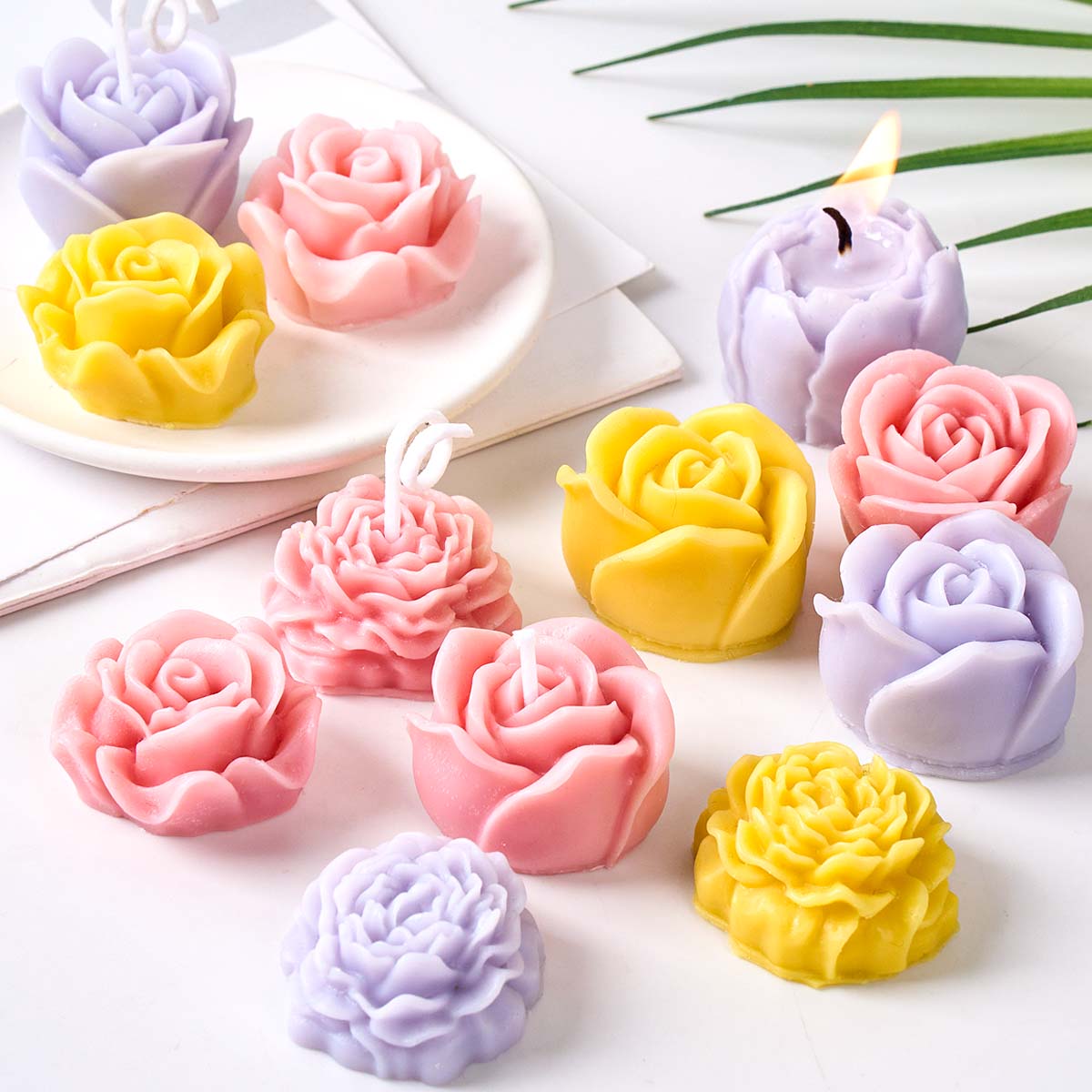 3D Rose Flower Silicone Candle – Soap Making At Home Bewertung und Preis