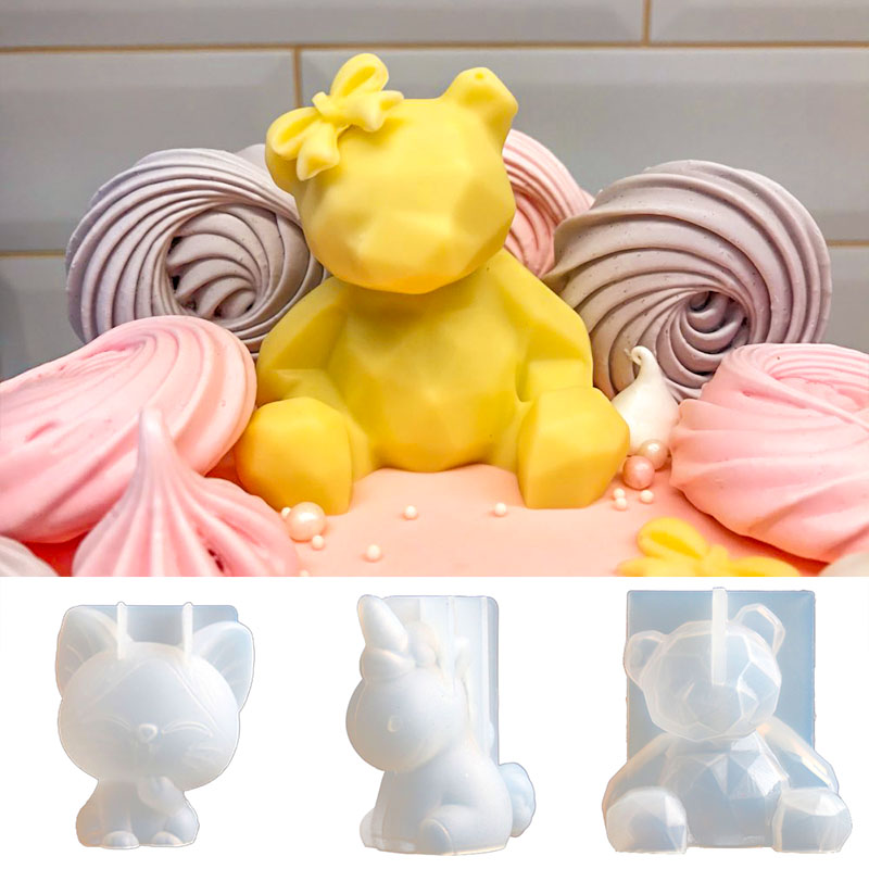 3D Stereo Bear Silicone Mold D – Soap Making At Home Bewertung und Preis
