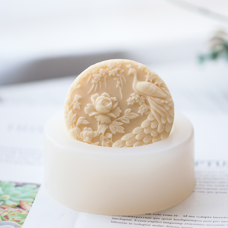 Peacock Flower Pattern Silicon – Soap Making At Home Bewertung und Preis