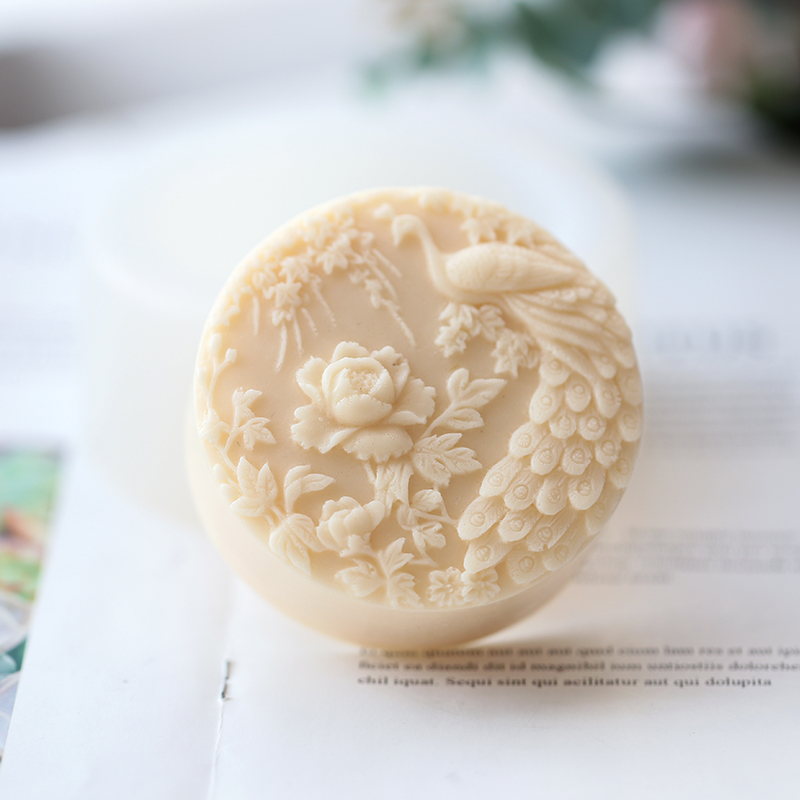 Peacock Flower Pattern Silicon – Soap Making At Home Bewertung und Preis