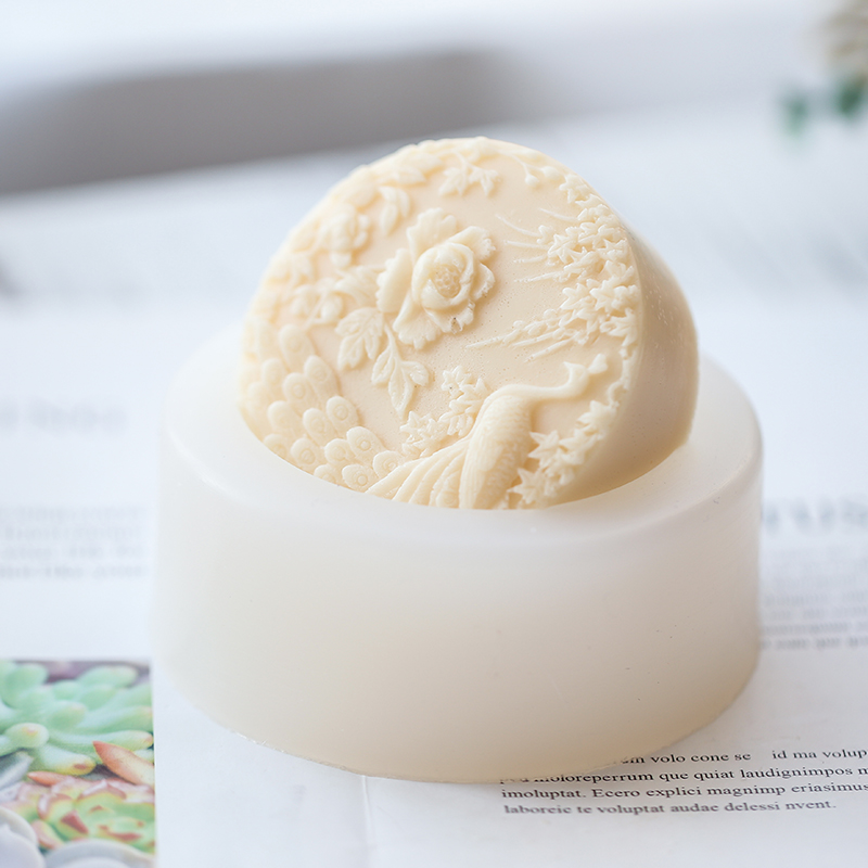 Peacock Flower Pattern Silicon – Soap Making At Home Bewertung und Preis